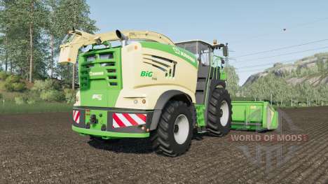 Krone BiG X 1180 use spherical trailers для Farming Simulator 2017