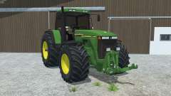 John Deere 8110 left door opens для Farming Simulator 2013