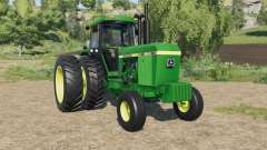John Deere 4640 dual rear wheels для Farming Simulator 2017