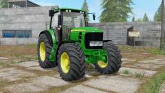 John Deere 7430 Premium with power selection для Farming Simulator 2017