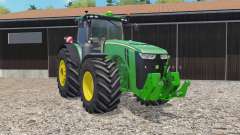 John Deere 8370R animated joystick для Farming Simulator 2015