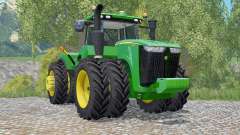 John Deere 9370R row crop для Farming Simulator 2015
