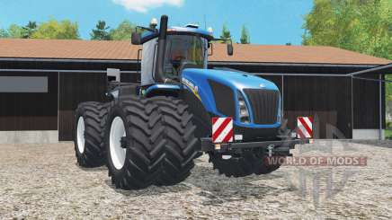 New Holland T9.565 added dual wheels для Farming Simulator 2015