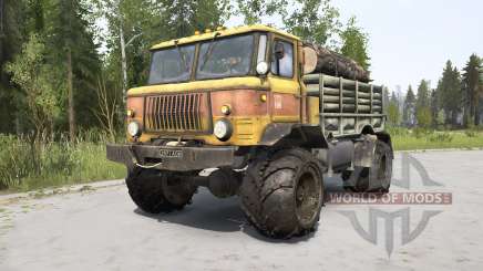 ГАЗ-66 оранжевый для MudRunner