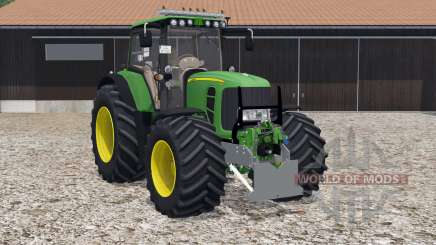 John Deere 7530 Premium wheels selection для Farming Simulator 2015