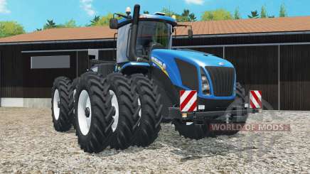 New Holland T9.565 triple row crop для Farming Simulator 2015