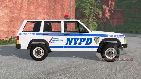 Jeep Cherokee Police для BeamNG Drive