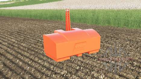 Fendt weight 2800 kg. для Farming Simulator 2017