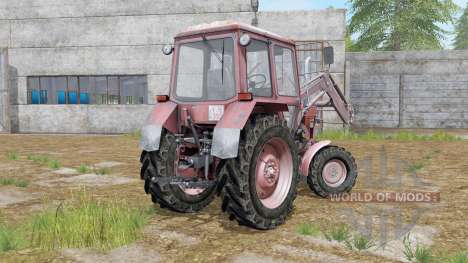 МТЗ-82 Беларус с погрузчиком для Farming Simulator 2017