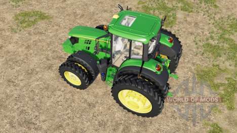 John Deere 6M-series 8 wheels configurations для Farming Simulator 2017