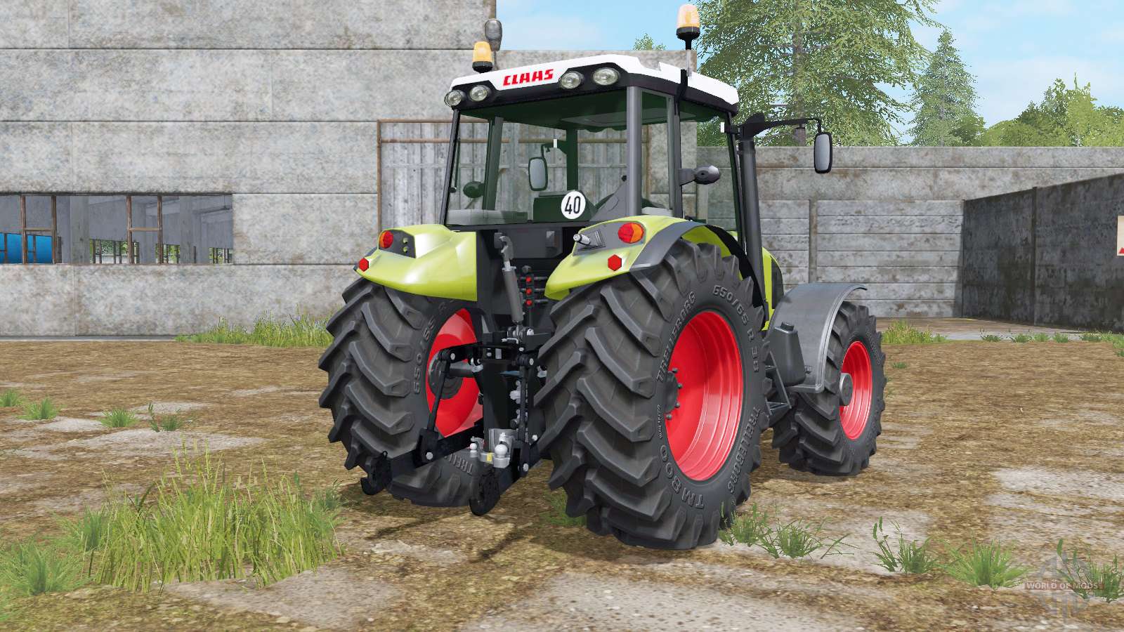 Claas Axos 330 Interactive Control для Farming Simulator 2017 7258