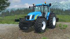 New Holland TL100A vivid cerulean для Farming Simulator 2013