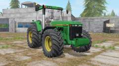 John Deere 8400 interactive buttons для Farming Simulator 2017