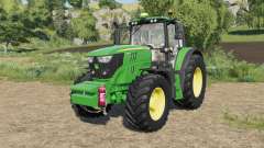 John Deere 6M-series fixed fronthydraulics для Farming Simulator 2017