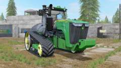 John Deere 9RT shamrock green для Farming Simulator 2017