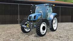 New Holland T6.160 changing wheels для Farming Simulator 2015