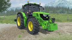 John Deere 6150R dynamic exhaust для Farming Simulator 2013