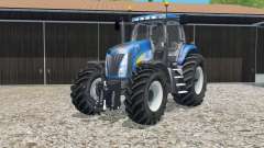 New Holland T8020 tire marks для Farming Simulator 2015