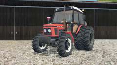 Zetor 7745 rear twin wheels для Farming Simulator 2015
