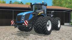 New Holland T9.565 with dual float wheels для Farming Simulator 2015