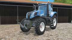 New Holland T8.320 narrow wheels для Farming Simulator 2015