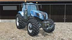 New Holland T8.320 new rear wheels для Farming Simulator 2015
