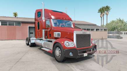 Freightliner Coronado dark pastel red для American Truck Simulator