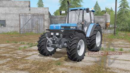 New Holland 8340 rich electric blue для Farming Simulator 2017
