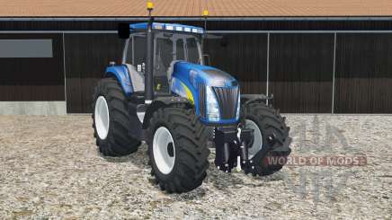 New Holland T8020 science blue для Farming Simulator 2015