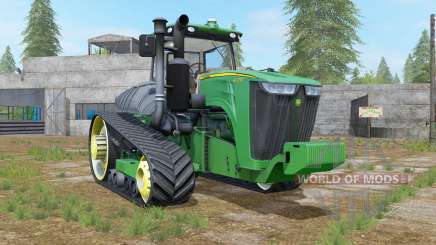 John Deere 9RT shamrock green для Farming Simulator 2017