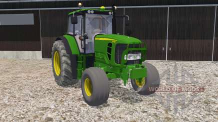 John Deere 6130 frontloader console для Farming Simulator 2015