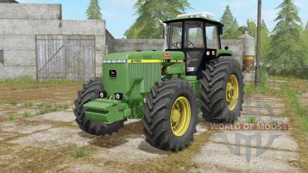 John Deere 4755 may green для Farming Simulator 2017