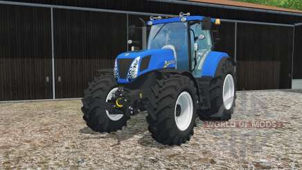 New Holland T7.270 true blue для Farming Simulator 2015