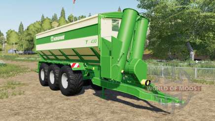 Krone TX 430 with tow hitch для Farming Simulator 2017