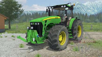 John Deere 8530 suspension axis wheel steering для Farming Simulator 2013