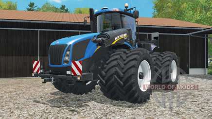 New Holland T9.565 with dual float wheels для Farming Simulator 2015