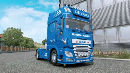DAF XF De Vries v1.2 для Euro Truck Simulator 2