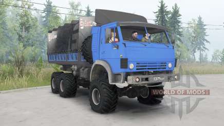 КамАЗ-4310 ярко-синий для Spin Tires