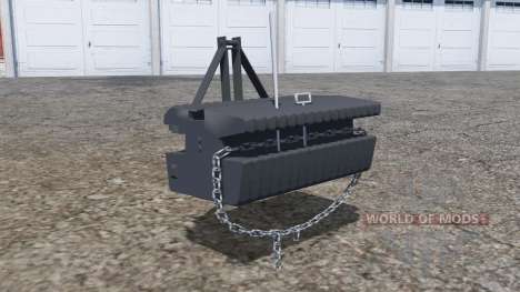 Front weight with movable chain для Farming Simulator 2013