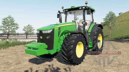 John Deere 8R new steering console and seat для Farming Simulator 2017