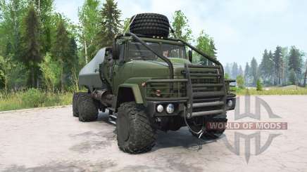 КрАЗ-260 тёмно-серовато-зелёный для MudRunner