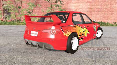 Hirochi Sunburst Lightning McQueen для BeamNG Drive