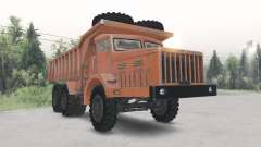 МАЗ-530 оранжевый окрас для Spin Tires