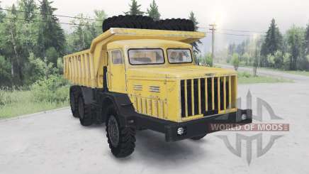 МАЗ-530 жёлтый окрас для Spin Tires