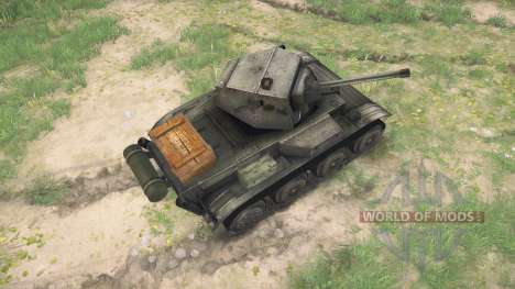 Light Tank Mk.VII (A17) Tetrarch для Spintires MudRunner