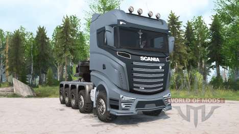 Scania R1000 10x10 для Spintires MudRunner