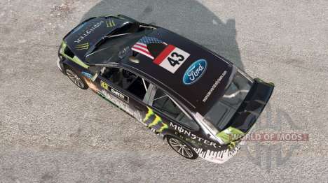 Ford Focus RS WRC (DA3) 2010 для BeamNG Drive