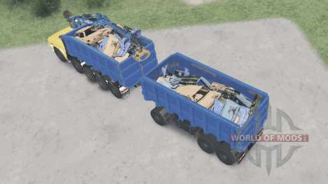 Беспилотный грузовик Scania 10x10 для Spin Tires