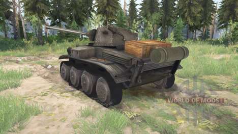 Light Tank Mk.VII (A17) Tetrarch для Spintires MudRunner