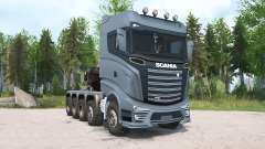 Scania R1000 10x10 для MudRunner